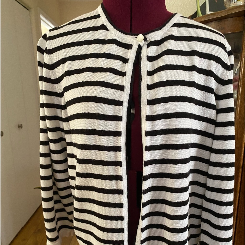 Chaps Button Down Light Weight Sweater - image 1